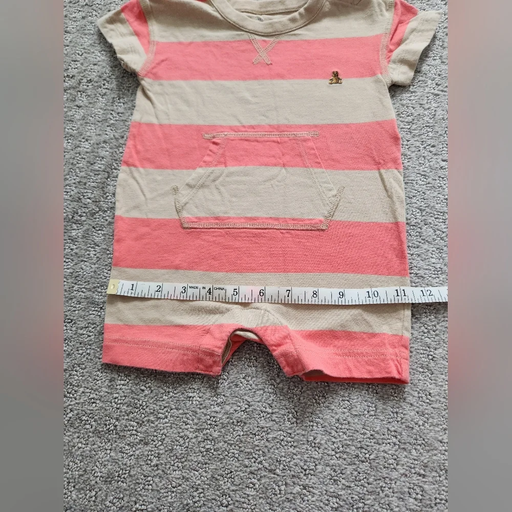 Baby GAP Rugby Stripe Shorty One-Piece‎ size 18-24 months